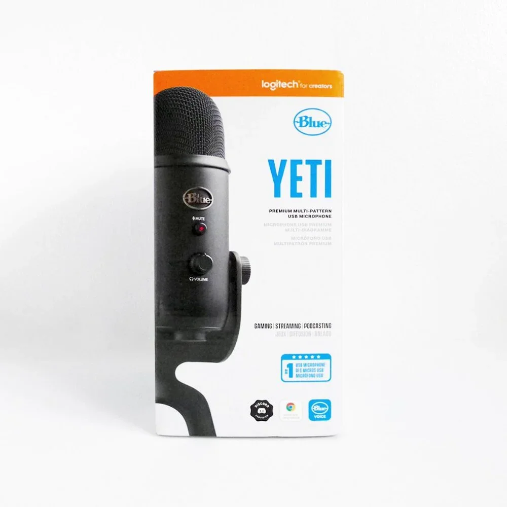 NEW IN BOX LOGITECH YETI BLUE USB Microphone Factory Sealed
